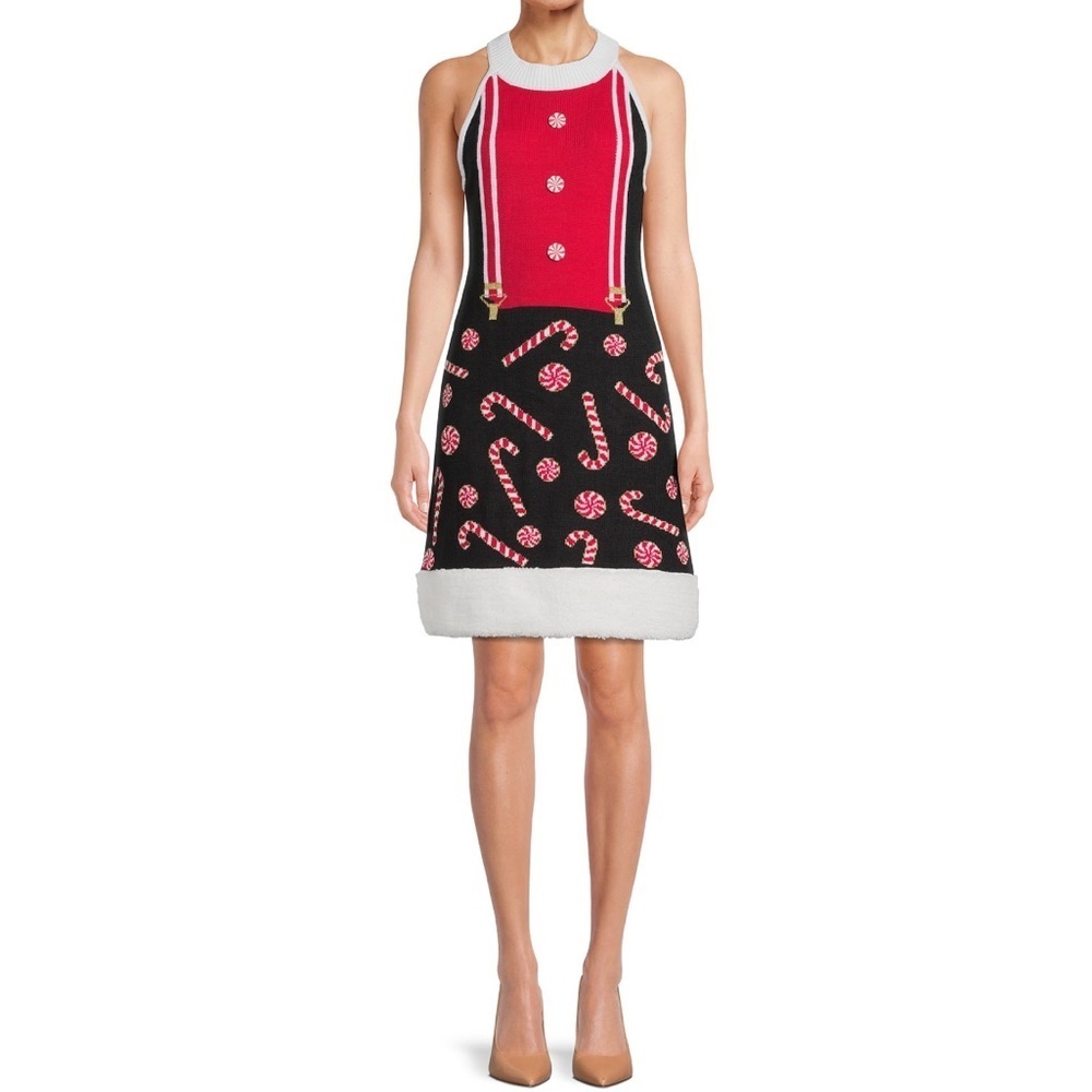 Junior's Christmas Sweater Dress